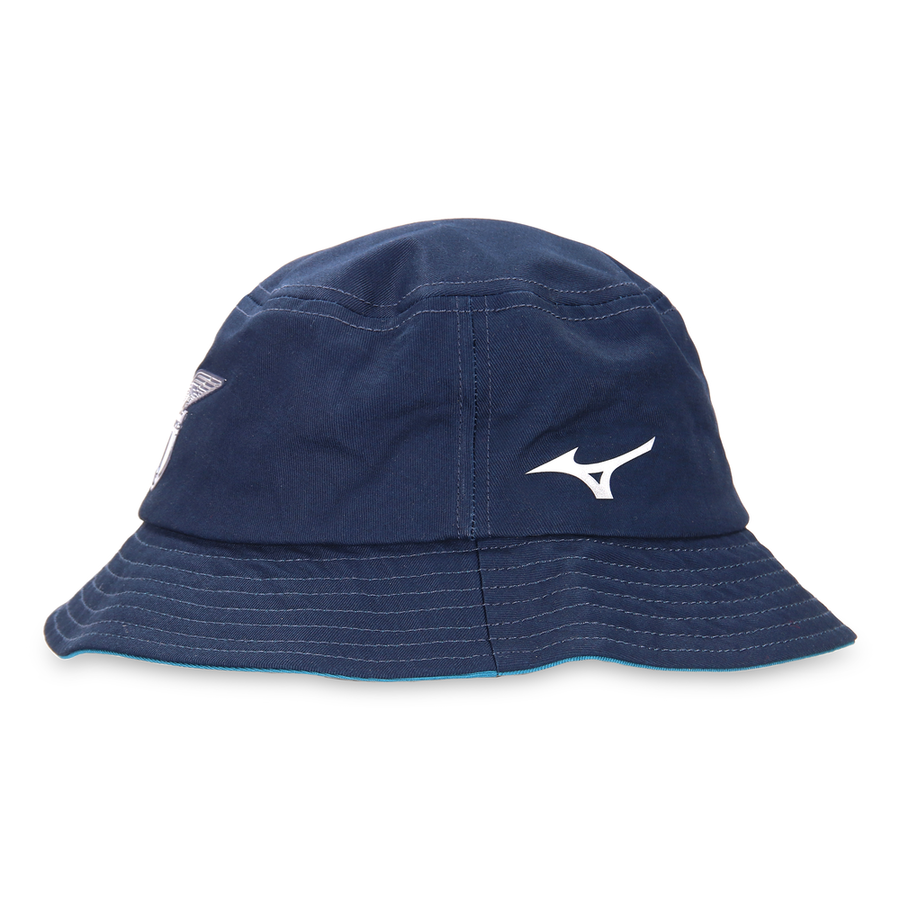 Mizuno S.S. Lazio Crest Bucket Hat Navy